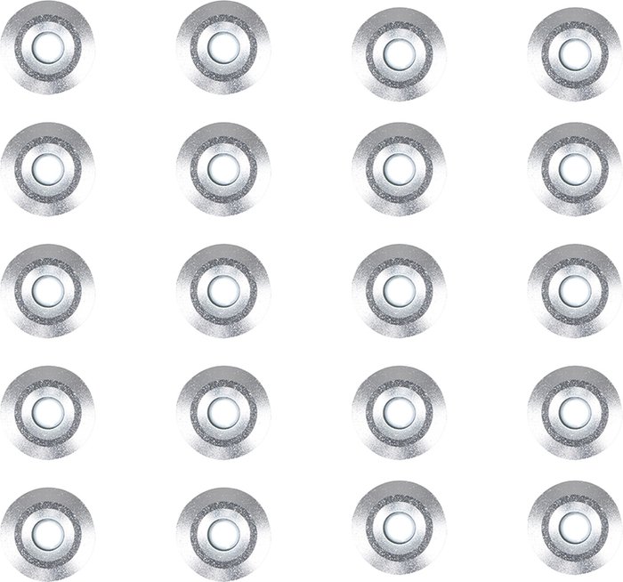 The Range | ValueLights Pair Of 15mm Silver Round Outdoor Garden Decking Lights - Silver ValueLights Pair Of 15mm Silver Round Outdoor Garden Decking Lights - Silver