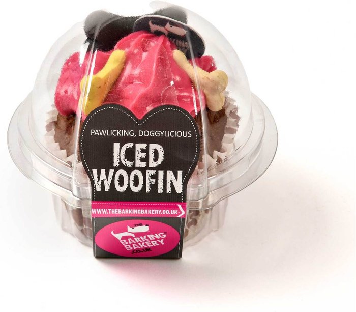 The Range | The Barking Bakery Vanilla Woofin - Vanilla with Pink Yoghurt frosting The Barking Bakery Vanilla Woofin - Vanilla with Pink Yoghurt frosting