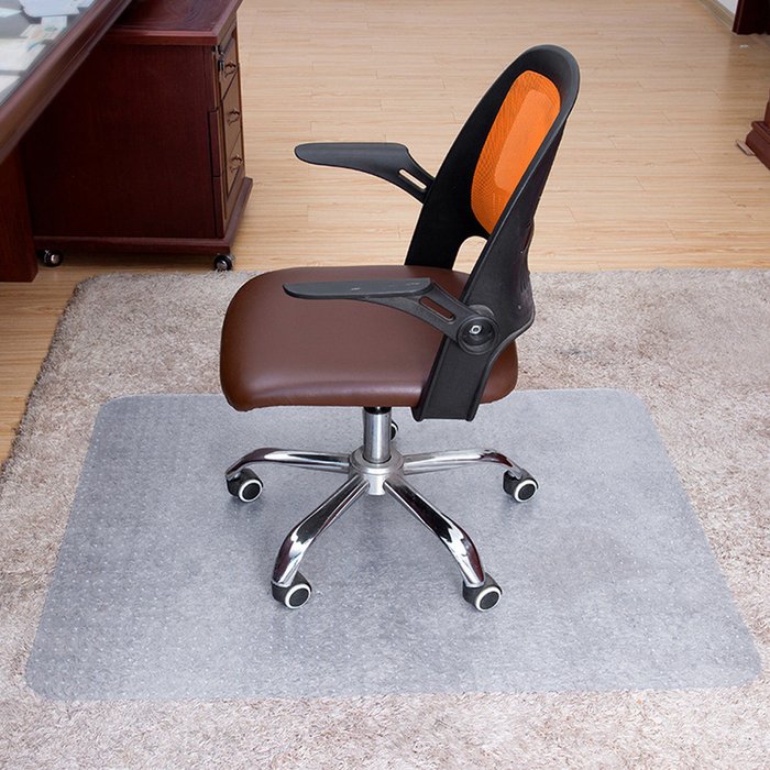 The Range | Livingandhome Office Chair Mat Non-slip Floor Carpet Protector - Clear / 2.75kg Livingandhome Office Chair Mat Non-slip Floor Carpet Protector - Clear / 2.75kg