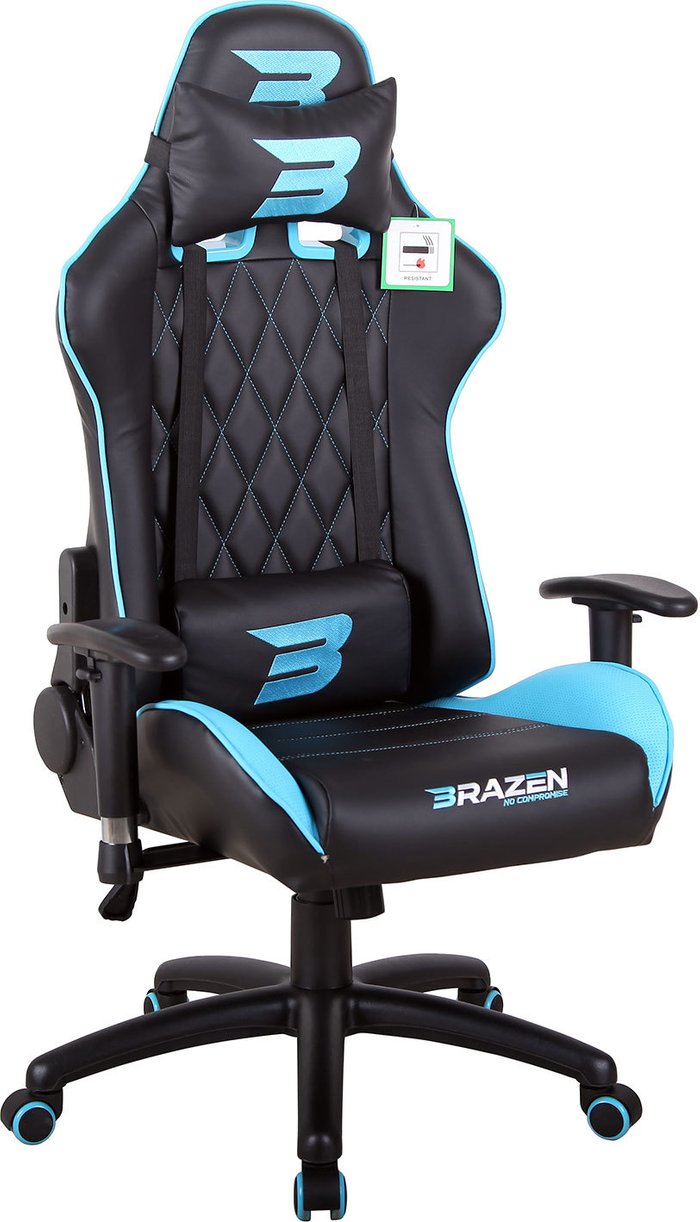 The Range | BraZen BraZen Phantom Elite PC Gaming Chair - Blue BraZen BraZen Phantom Elite PC Gaming Chair - Blue