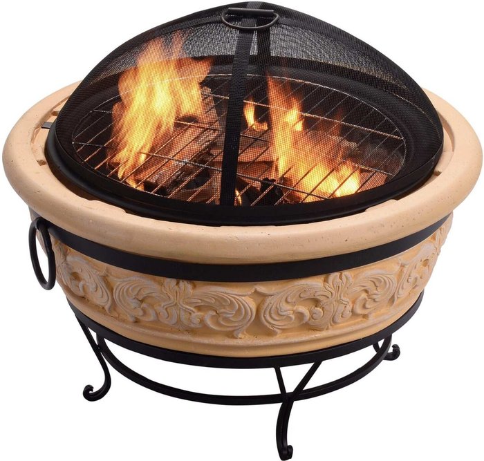 The Range | Teamson Home Teamson Home Terracotta Style Wood Burning Fire Pit - Grey Teamson Home Teamson Home Terracotta Style Wood Burning Fire Pit - Grey