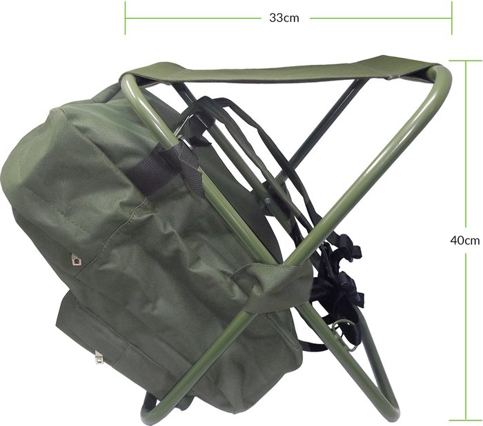 The Range | Matt Hayes Adventure Fishing Stool and Rucksack - Green Matt Hayes Adventure Fishing Stool and Rucksack - Green