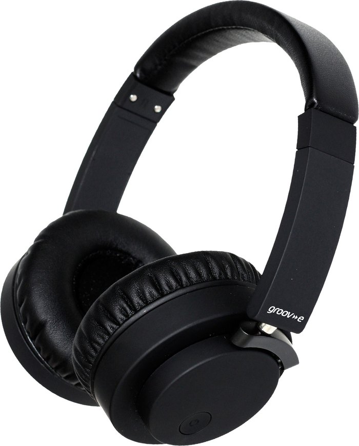 The Range | GROOV-E GROOV-E Fusion GV-BT400-BK Wireless Bluetooth Headphones - Black GROOV-E GROOV-E Fusion GV-BT400-BK Wireless Bluetooth Headphones - Black