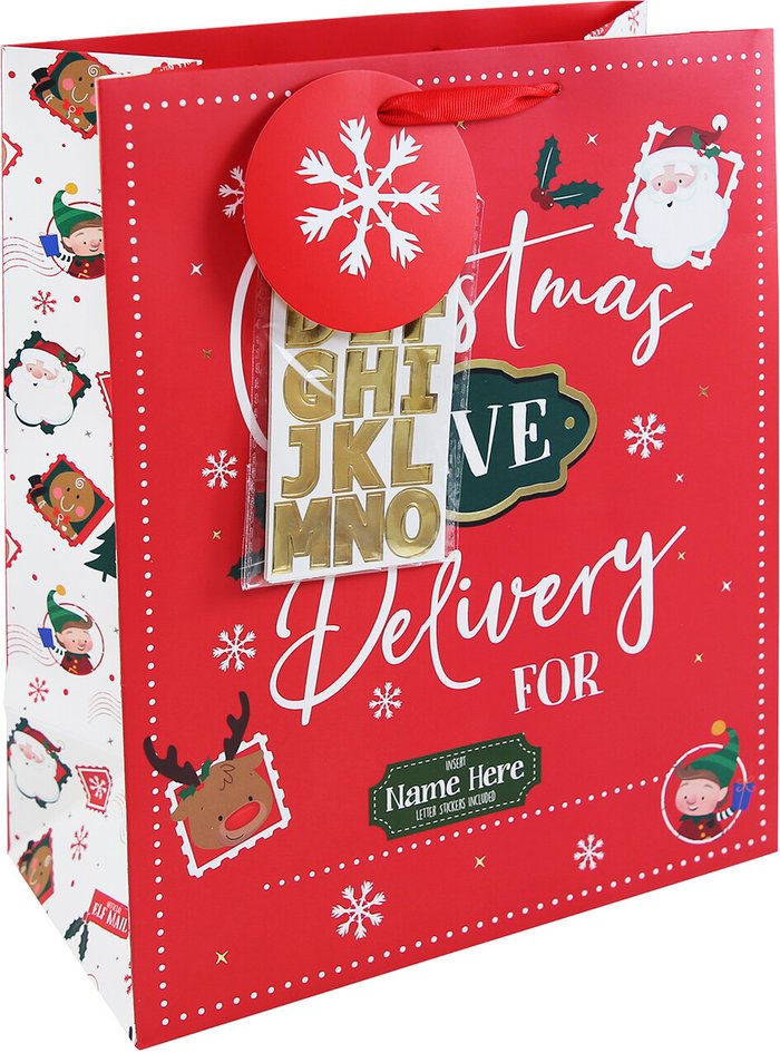 The Range | Personalised Xmas Eve Delivery Bag XL Personalised Xmas Eve Delivery Bag XL