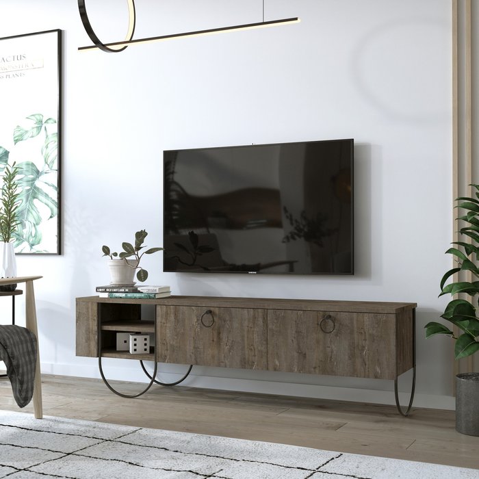 The Range | Decortie Norfolk TV Stand - Dark Coffee Decortie Norfolk TV Stand - Dark Coffee