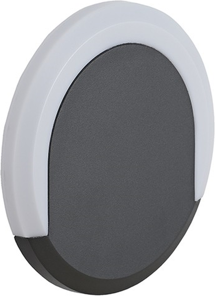 The Range | Biard Crescent Halo LED Large Circular Outdoor Wall Light - Black Biard Crescent Halo LED Large Circular Outdoor Wall Light - Black