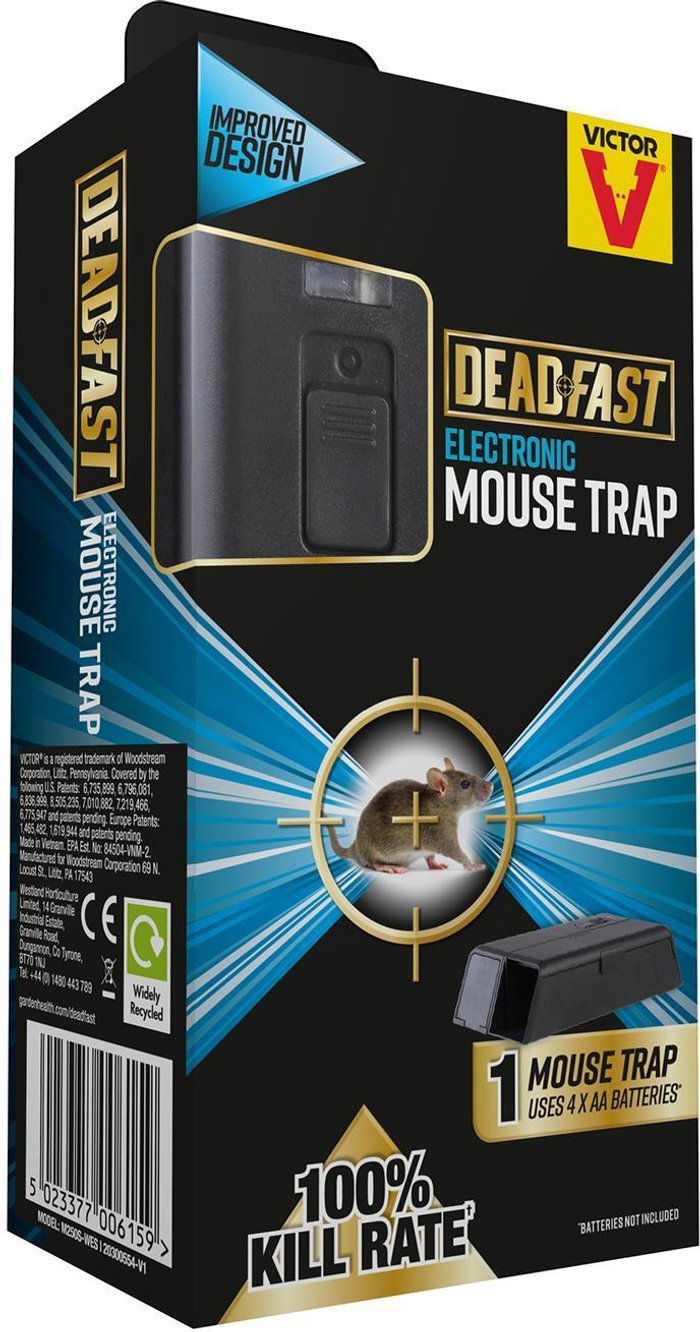The Range | Deadfast Electronic Mouse Trap Reusable Rodent Control Indoor Use Deadfast Electronic Mouse Trap Reusable Rodent Control Indoor Use