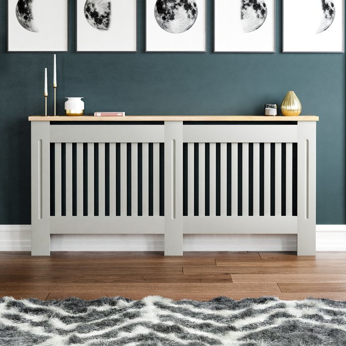 The Range | Arlington Radiator Cover - Grey / 15.7kg Arlington Radiator Cover - Grey / 15.7kg