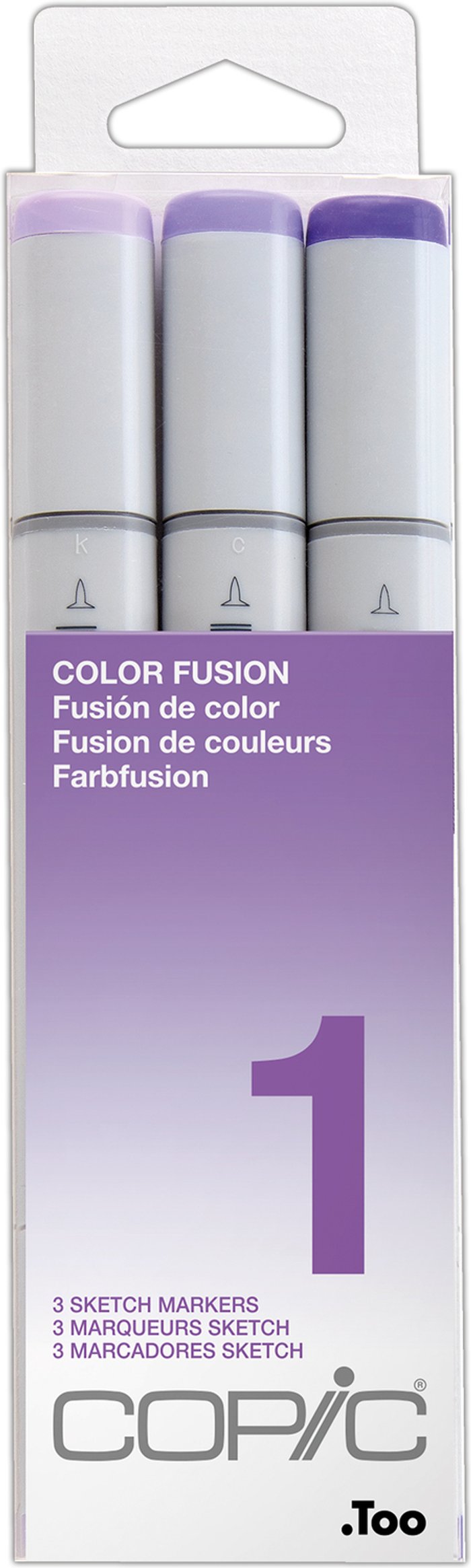 The Range | Copic Copic Sketch Marker Pens 3pcs Set Colour Fusion - Purple Copic Copic Sketch Marker Pens 3pcs Set Colour Fusion - Purple