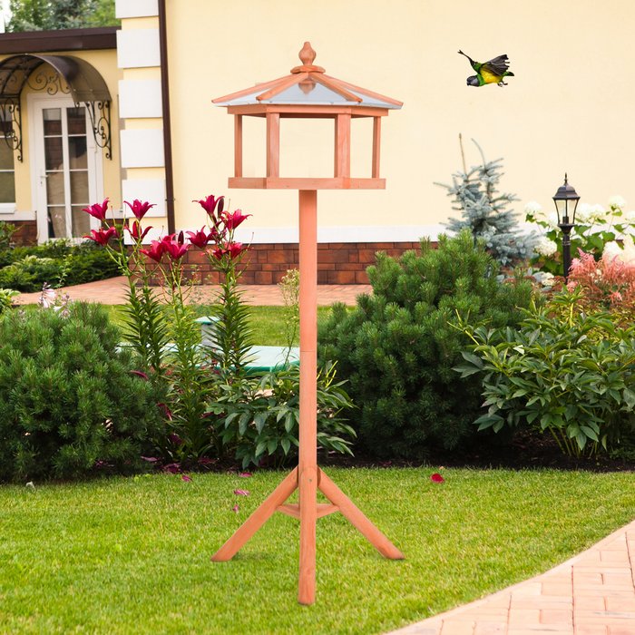 The Range | PawHut PawHut Bird Table Feeder/Coop Station PawHut PawHut Bird Table Feeder/Coop Station