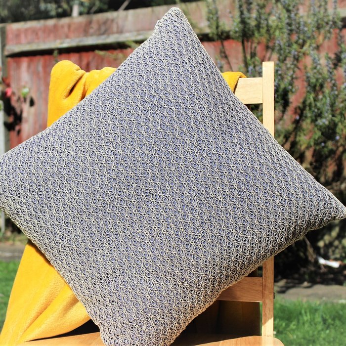 The Range | Decor sense Cotton Mesh Cushion Cover Set of 2 - Yellow Decor sense Cotton Mesh Cushion Cover Set of 2 - Yellow
