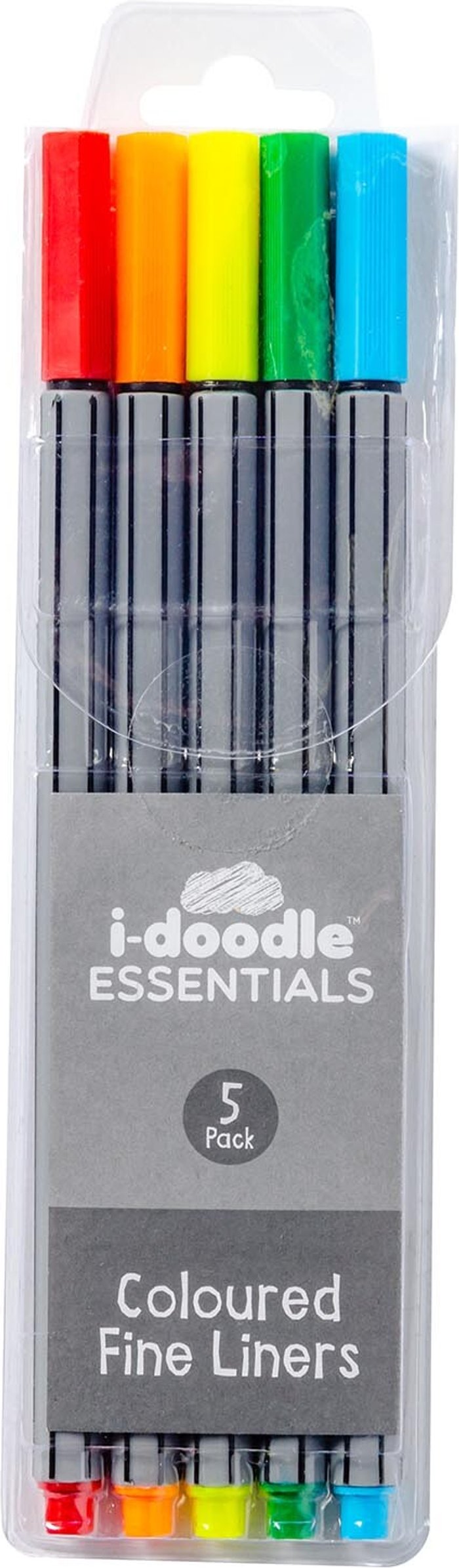The Range | idoodle Essentials Pack of Five Fine Liners Mixed Colours idoodle Essentials Pack of Five Fine Liners Mixed Colours