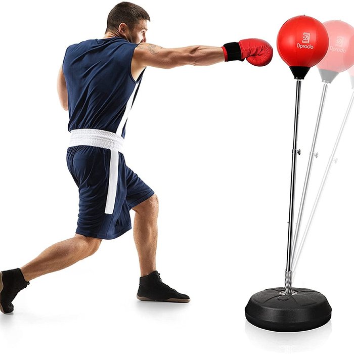 The Range | dripex Punching Bag with Stand - Black and Red dripex Punching Bag with Stand - Black and Red