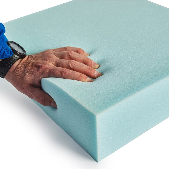 The Range | High Density Upholstery Foam Chair Seating Replacement Sofa - Blue / 18in / 6in High Density Upholstery Foam Chair Seating Replacement Sofa - Blue / 18in / 6in