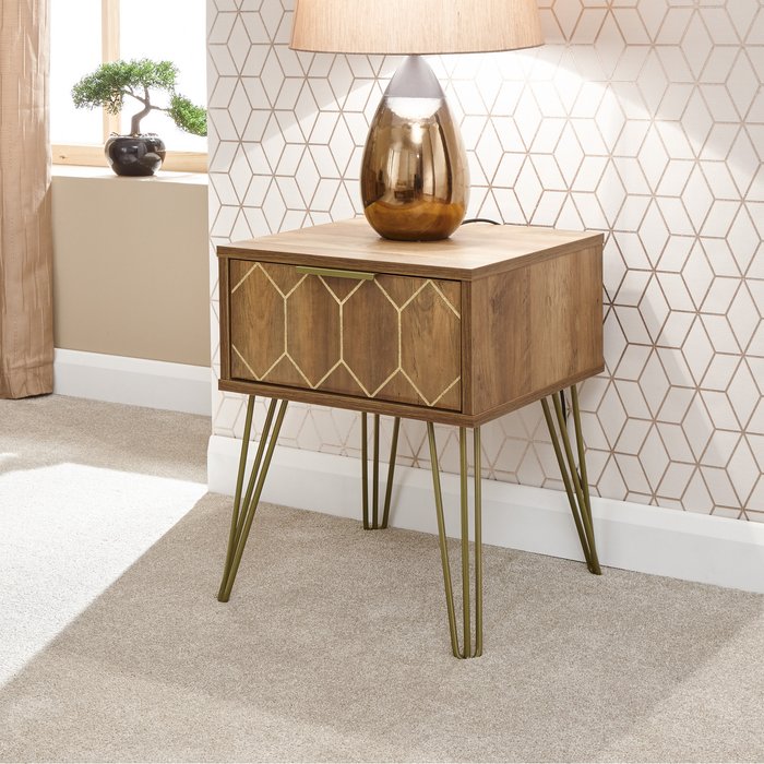 The Range | GFW Orleans Lamp Table - Brown GFW Orleans Lamp Table - Brown