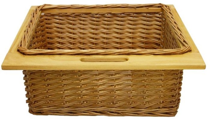 The Range | Monstershop Pull Out Wicker Kitchen Basket 600mm - Brown Monstershop Pull Out Wicker Kitchen Basket 600mm - Brown