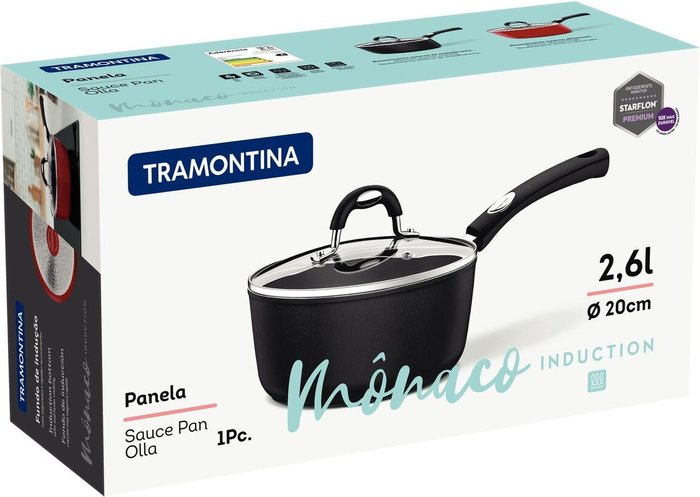 The Range | Tramontina Tramontina Non-stick Sauce Pan 20 Cm (2.6L) Tramontina Tramontina Non-stick Sauce Pan 20 Cm (2.6L)
