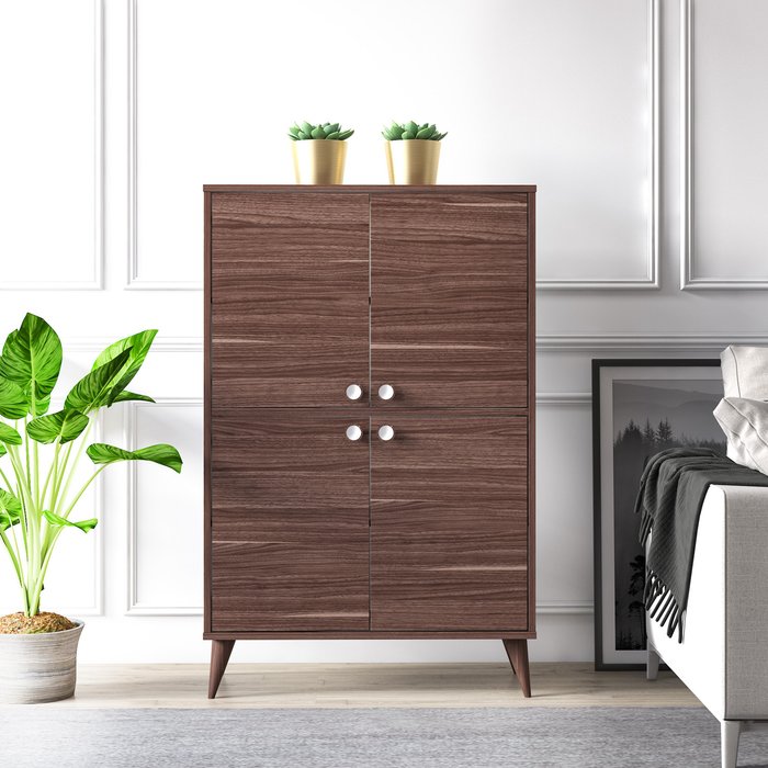 The Range | Ruumstore Vega Cabinet with 4 Doors 3 Colour Option - Ruumstore - Victoria Walnut Ruumstore Vega Cabinet with 4 Doors 3 Colour Option - Ruumstore - Victoria Walnut