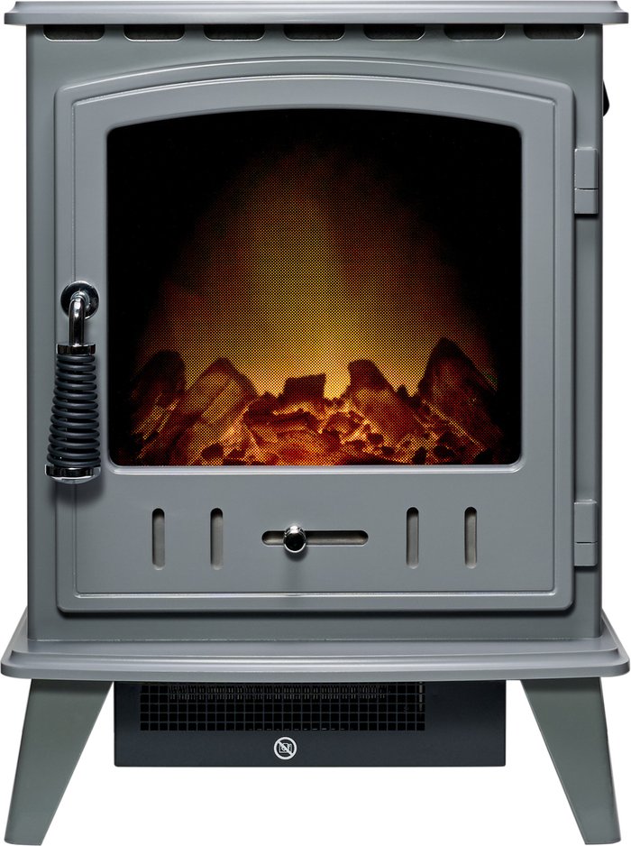 The Range | Adam Adam 1.8kW Aviemore Electric Stove in Grey Enamel Adam Adam 1.8kW Aviemore Electric Stove in Grey Enamel