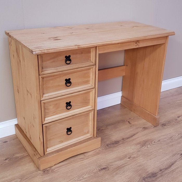 The Range | Mercers Furniture Corona Dressing Table - Antique Wax Mercers Furniture Corona Dressing Table - Antique Wax