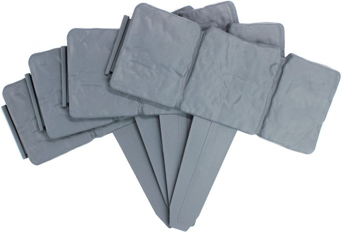 The Range | Pukkr Pack of 20 - Stone Effect Lawn Edging 5M - Grey Pukkr Pack of 20 - Stone Effect Lawn Edging 5M - Grey