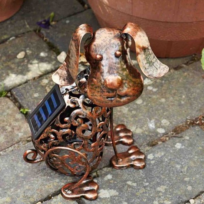The Range | Garden Mile Solar Silhouette Dog - Bronze Garden Mile Solar Silhouette Dog - Bronze