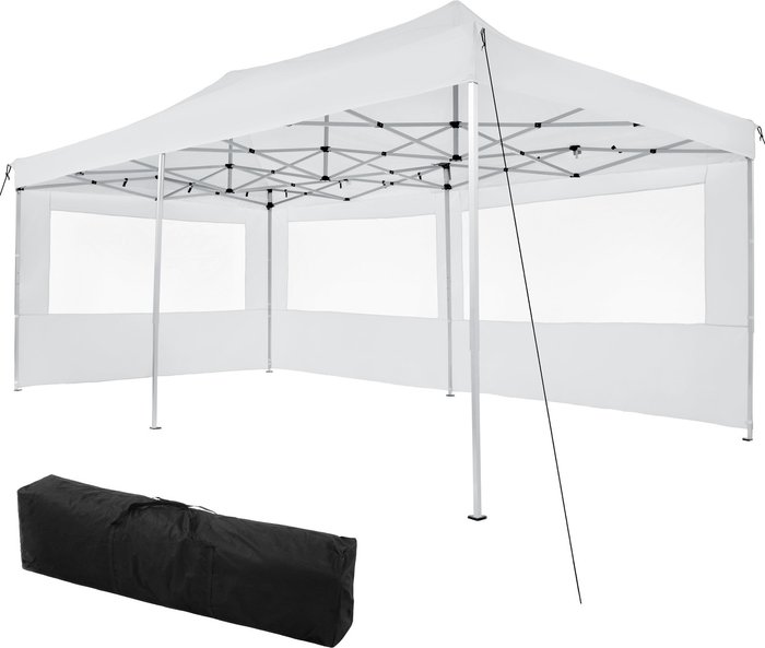 The Range | TECTAKE Tectake Gazebo Collapsible 3X6 M With 2 Sides - Viola White TECTAKE Tectake Gazebo Collapsible 3X6 M With 2 Sides - Viola White