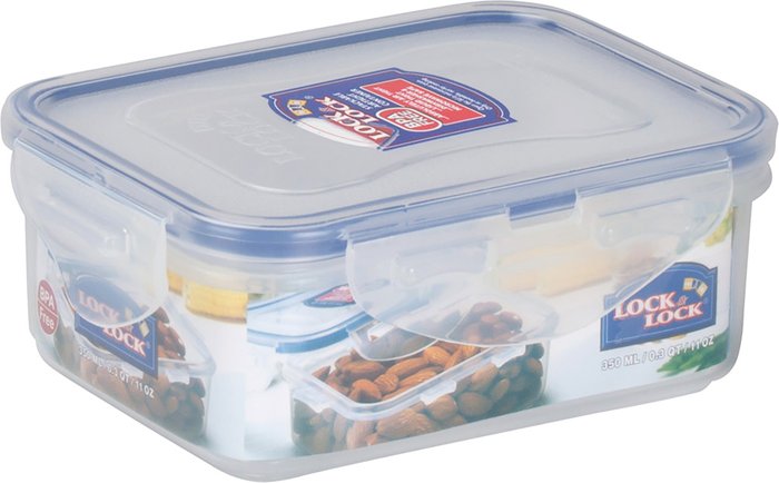 The Range | Lock & Lock Lock and Lock Food Storage Container - Rectangular - 350ml Lock & Lock Lock and Lock Food Storage Container - Rectangular - 350ml