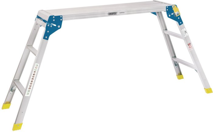 The Range | Draper Draper 3 Step Aluminium Working Platform - Silver Draper Draper 3 Step Aluminium Working Platform - Silver