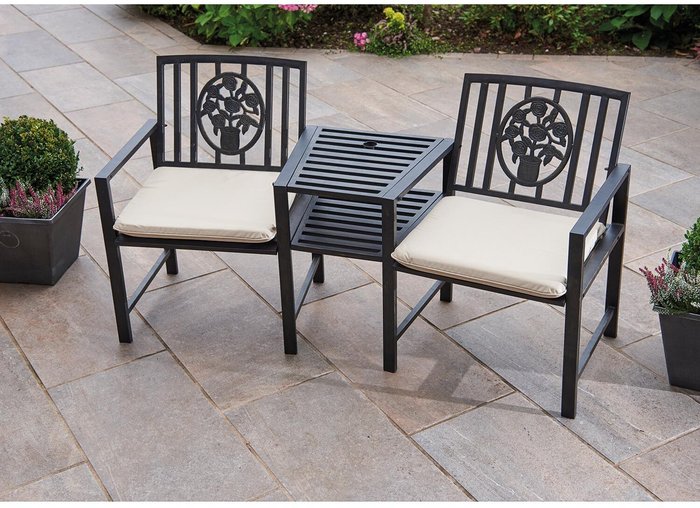 The Range | Greenhurst Greenhurst Coalbrookdale Duo Bench - Antique Bronze Greenhurst Greenhurst Coalbrookdale Duo Bench - Antique Bronze