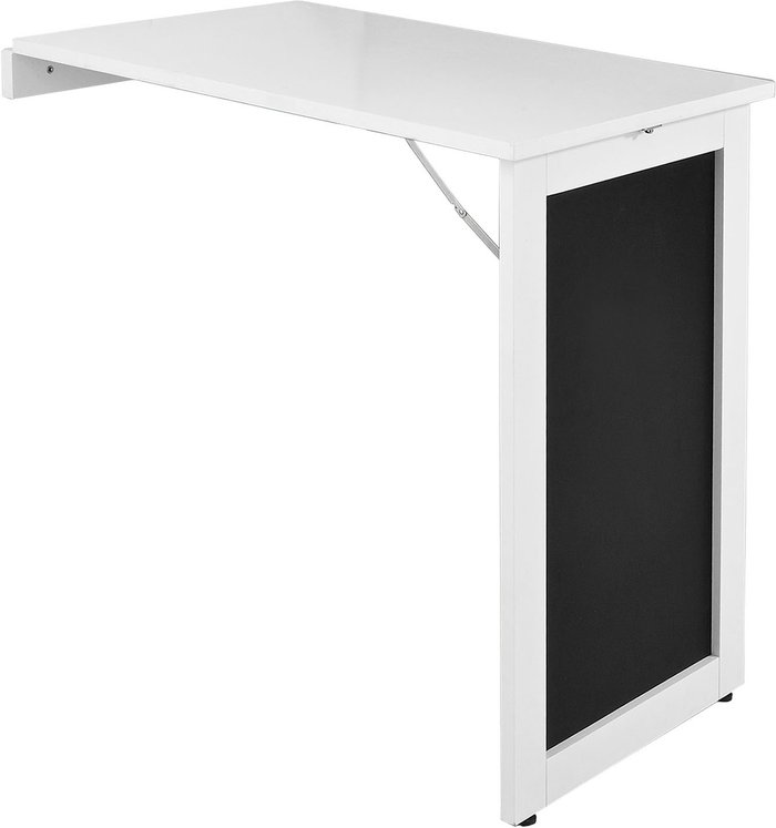 The Range | SoBuy SoBuy Folding Kitchen Dining Table with Chalkboard - White SoBuy SoBuy Folding Kitchen Dining Table with Chalkboard - White