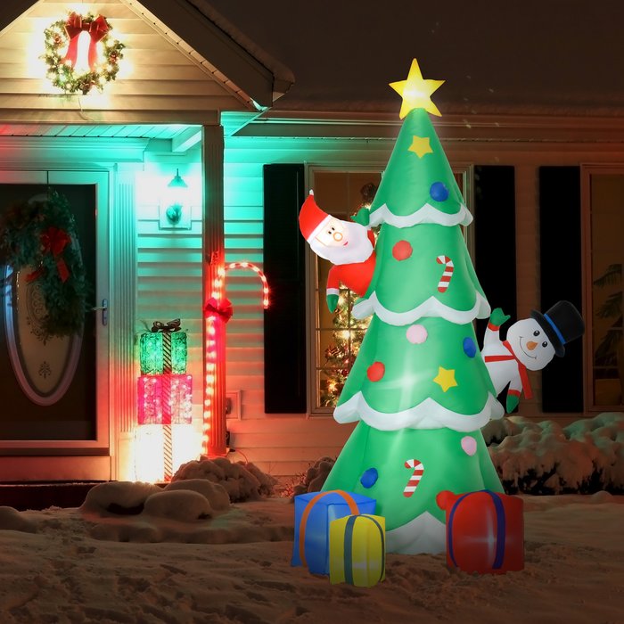 The Range | Bon Noel Bon Noel 2.1m Christmas Inflatable Tree LED Lighted Indoor Outdoor Decoration Bon Noel Bon Noel 2.1m Christmas Inflatable Tree LED Lighted Indoor Outdoor Decoration