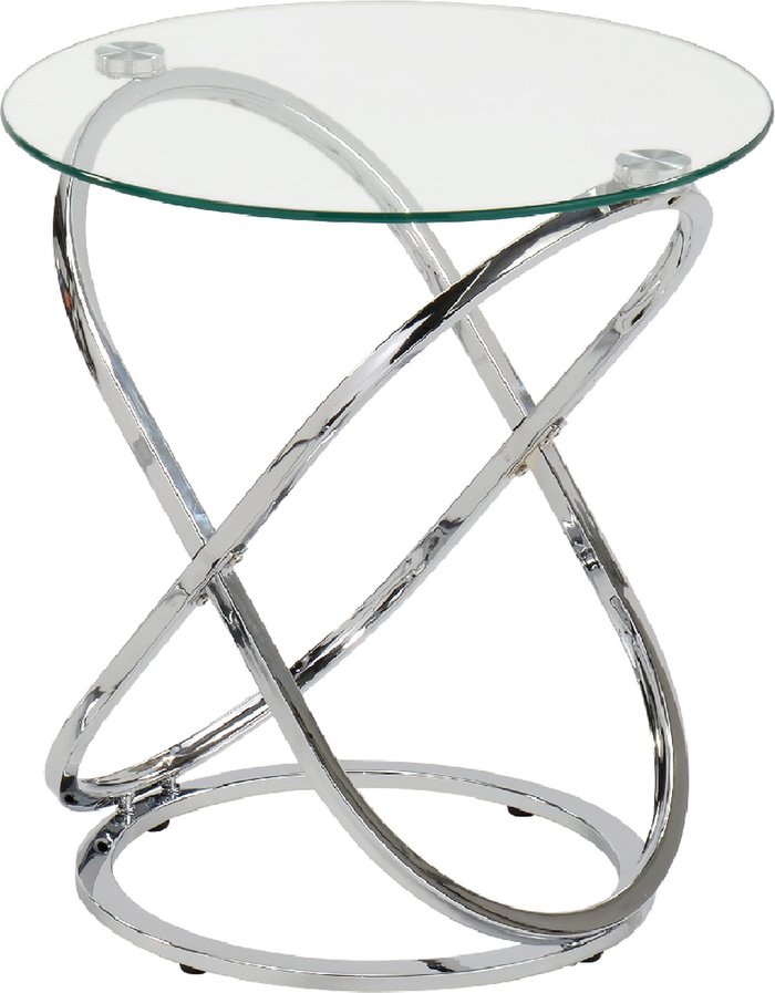 The Range | Vanity Living Round Metal Side Table - Silver Vanity Living Round Metal Side Table - Silver