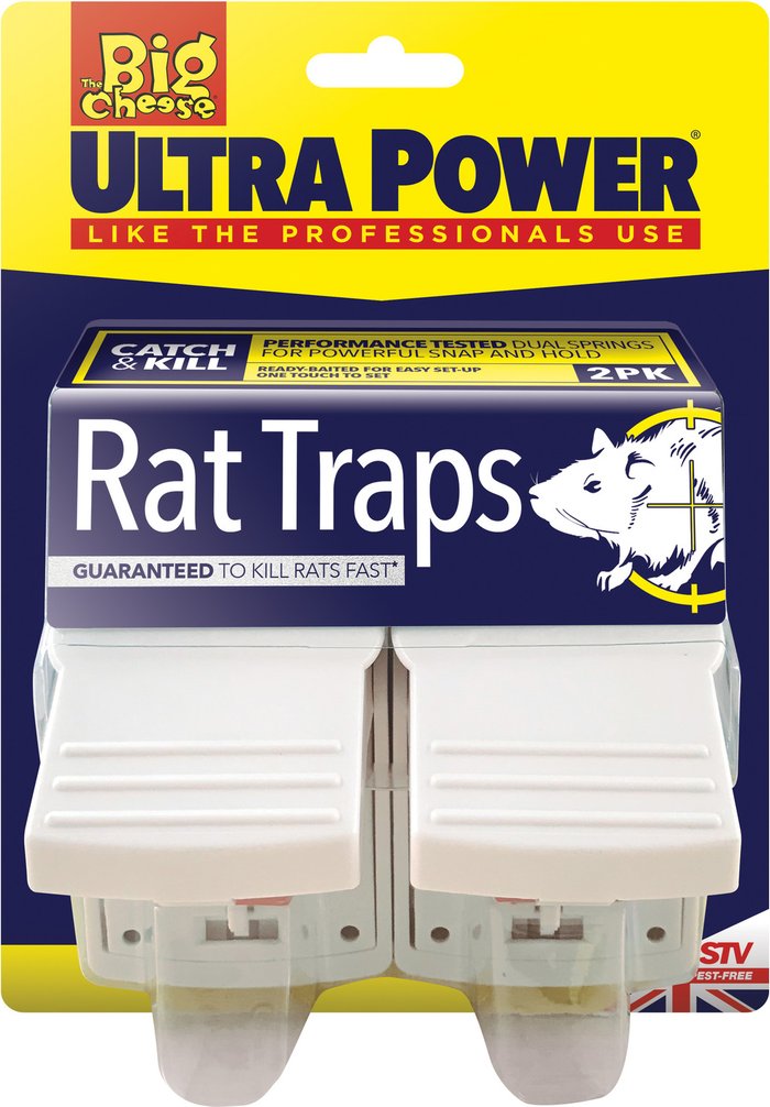The Range | The Big Cheese The Big Cheese Big Cheese Ultra Power Rat Trap - 2-Pack The Big Cheese The Big Cheese Big Cheese Ultra Power Rat Trap - 2-Pack