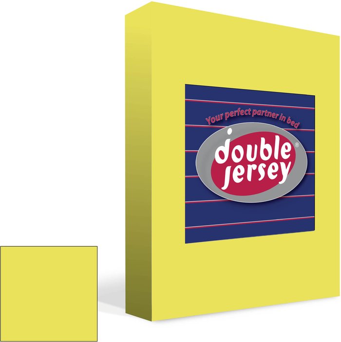 The Range | Double Jersey 90x200x32 cm Double Jersey - Cotton Fitted Sheets - Yellow Double Jersey 90x200x32 cm Double Jersey - Cotton Fitted Sheets - Yellow