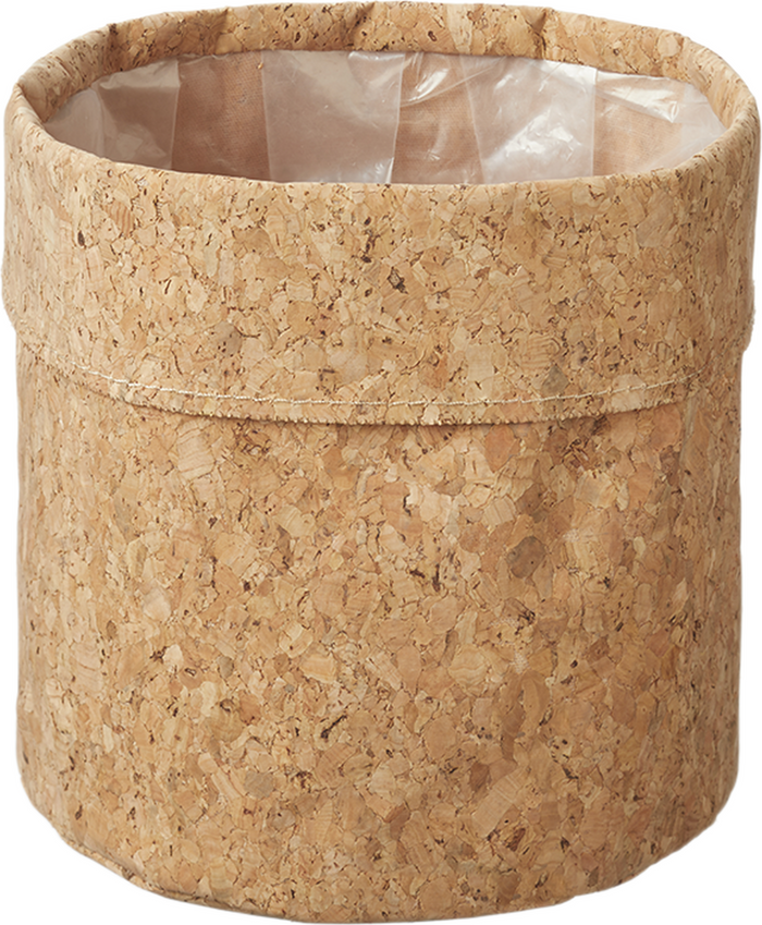 The Range | Cork Design Plant Pot Cover - Cork / 13cm Cork Design Plant Pot Cover - Cork / 13cm