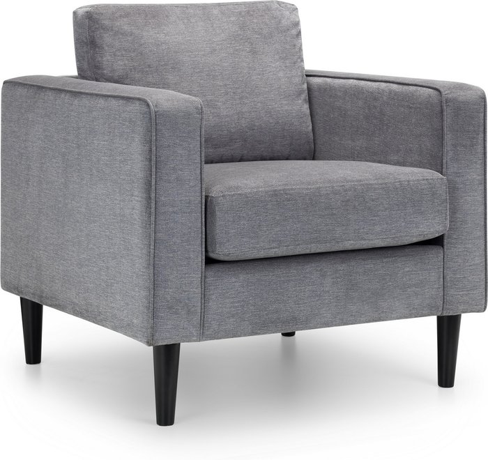 The Range | Julian Bowen Hayward Armchair - Grey / Chenille Julian Bowen Hayward Armchair - Grey / Chenille