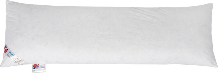 The Range | Homescapes White Duck Feather and Down Large Pregnancy Body Pillow - White Homescapes White Duck Feather and Down Large Pregnancy Body Pillow - White