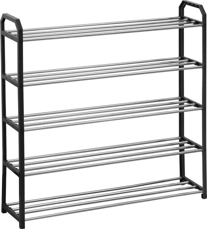 The Range | Ricomex Ricomex 5 Tier Shoe Storage Rack - Black Ricomex Ricomex 5 Tier Shoe Storage Rack - Black