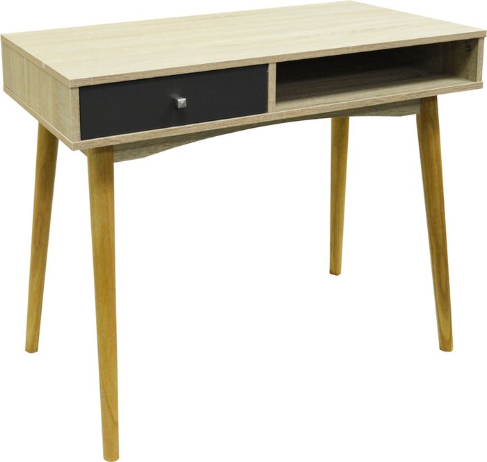 The Range | Techstyle Techstyle Industrial 1 Drawer Office Computer Desk / Oak / Grey Techstyle Techstyle Industrial 1 Drawer Office Computer Desk / Oak / Grey