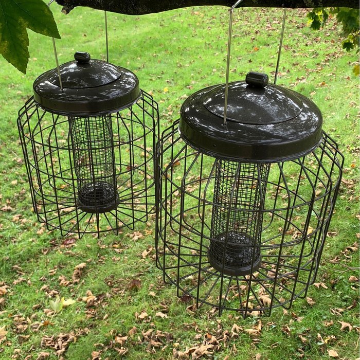 The Range | Selections Heavy Duty Squirrel Proof Hanging Bird Nut Feeder - Copper Selections Heavy Duty Squirrel Proof Hanging Bird Nut Feeder - Copper