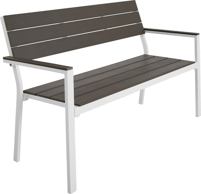 The Range | TECTAKE Tectake Garden Bench 2-seater With Aluminium Frame (128X59X88cm) Grey TECTAKE Tectake Garden Bench 2-seater With Aluminium Frame (128X59X88cm) Grey