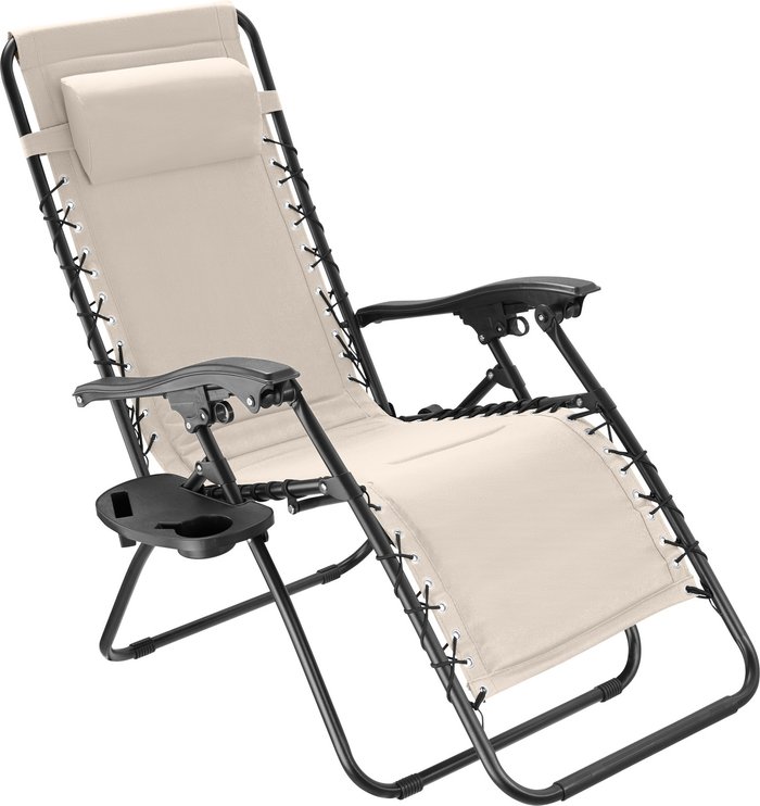 The Range | TECTAKE Tectake Garden Chair Matteo Cream TECTAKE Tectake Garden Chair Matteo Cream