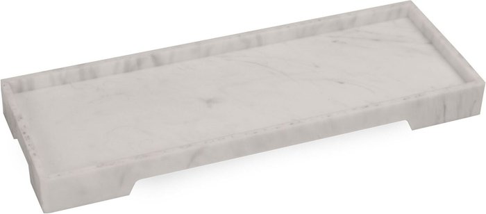 The Range | Maison & White Marble Effect Vanity Tray Small - White Maison & White Marble Effect Vanity Tray Small - White