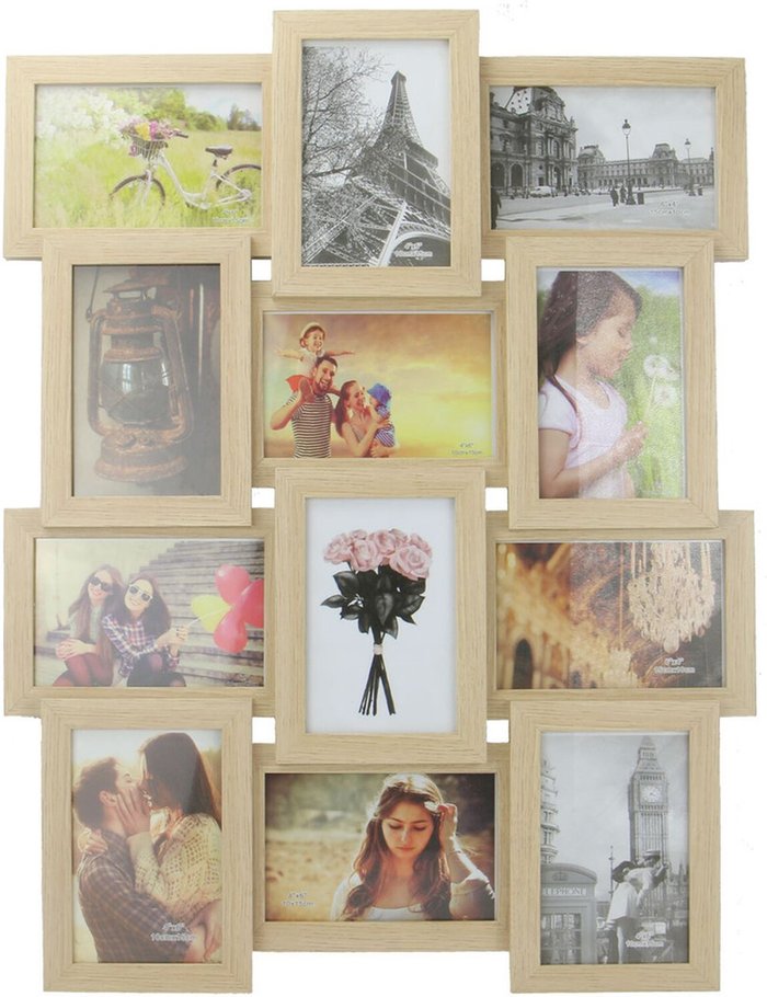 The Range | Maison & White 12 Photo Collage Frame - Wood Maison & White 12 Photo Collage Frame - Wood