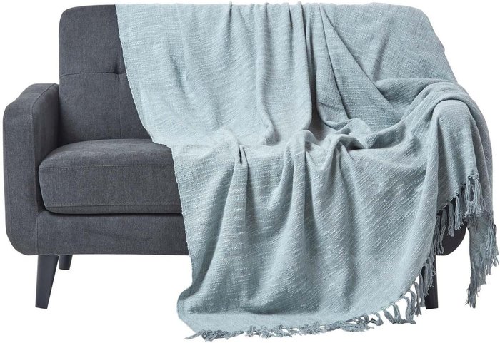 The Range | Homescapes Nirvana Slub Cotton Throw - Grey Homescapes Nirvana Slub Cotton Throw - Grey