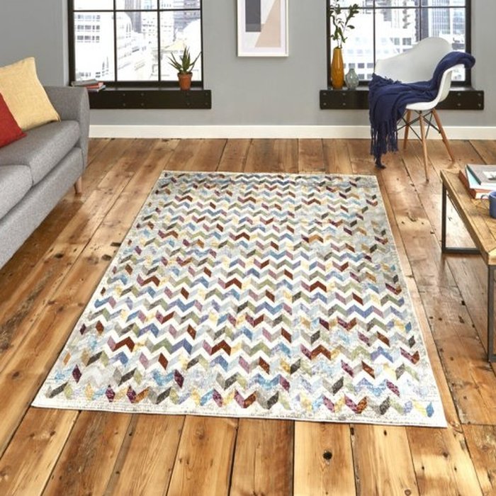 The Range | Think Rugs 16th Avenue 36A Rug Grey, Blue, Green and Brown Think Rugs 16th Avenue 36A Rug Grey, Blue, Green and Brown