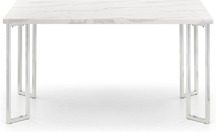 The Range | Julian Bowen Positano Table - Marble & Chrome Julian Bowen Positano Table - Marble & Chrome