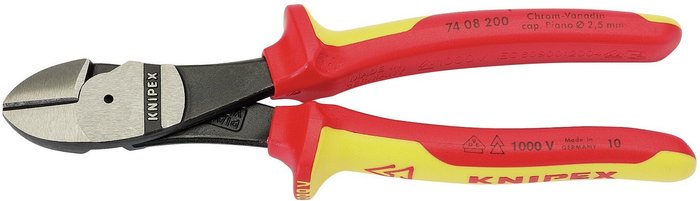 The Range | Knipex Knipex VDE Hi-Lever Nippers - Red/Yellow / 20cm Knipex Knipex VDE Hi-Lever Nippers - Red/Yellow / 20cm