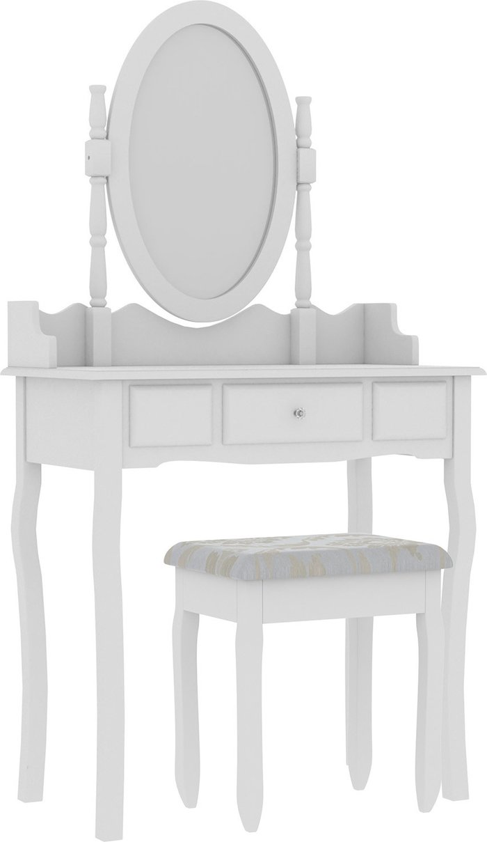 The Range | Lassic Nishano 1 Drawer White Dressing Table - White Lassic Nishano 1 Drawer White Dressing Table - White